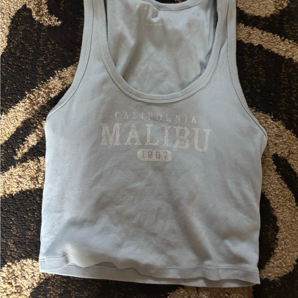 Aeropostale Light Blue Tank Top